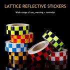 5 см х 300 см решетка светоотражающие полосы автомобиль Стикеры самоклеющиеся Светоотражающая блестящие светоотражающая лента для легковых автомобилей Безопасность Предупреждение