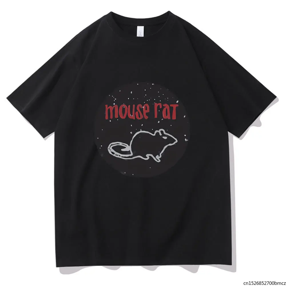 

Showtly Mouse Rat T-shirt Parks and Recreation Leslie Knope Ron Swanson Bert Macklin TV Show Short Sleeve