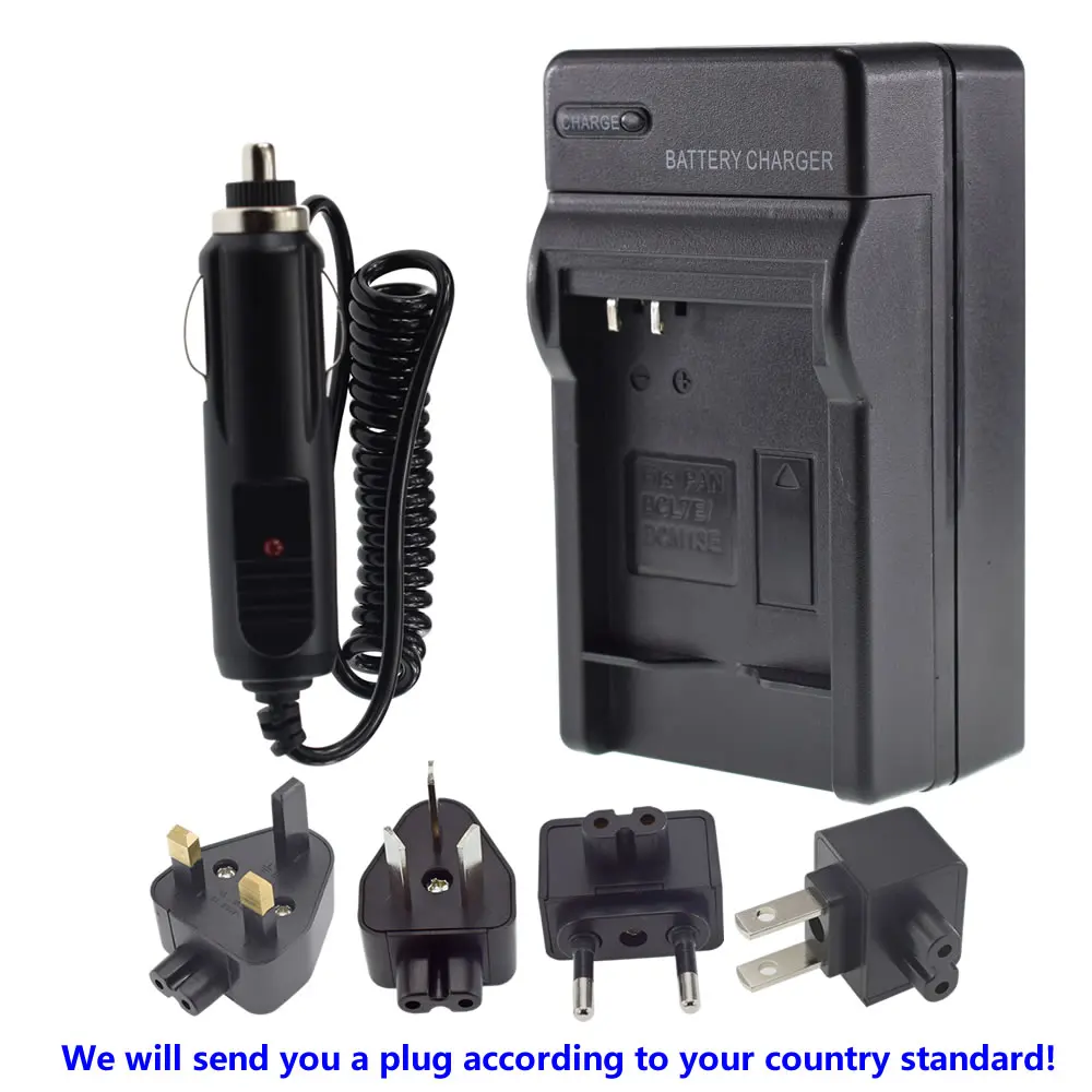 4X DMW-BCM13E Батарея + стены и автомобильное Зарядное устройство для цифрового