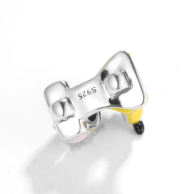 Женская мотоциклетная обувь из стерлингового серебра 925 пробы желтая