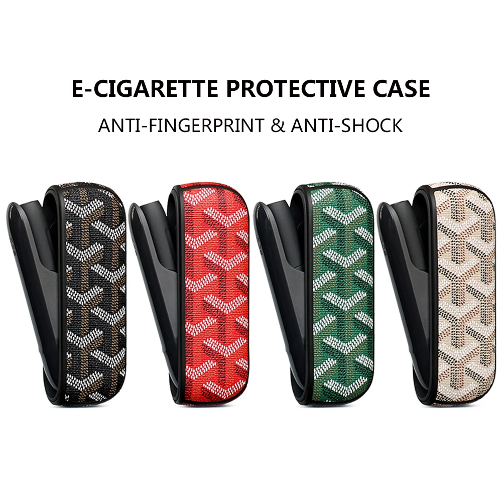 Leather Protective Case for IQOS3.0 Electronic Cigarette Accessories Business Elegant Big Y special Cover Bag man woman BF | Мобильные