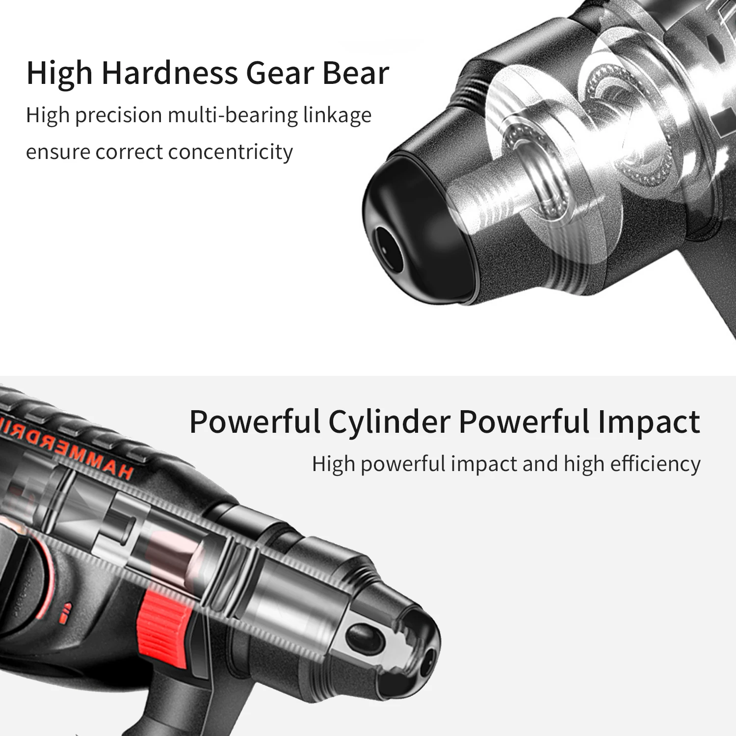 21 с бесщеточным двигателем тяжелой нагрузке 4 Функция перфоратор 1 дюйм SDS plus