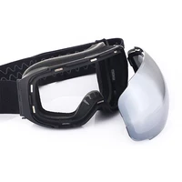 winter snowmobile ski goggles double layers lens mask anti fog detachable skiing snowboard skating goggles uv400 protection