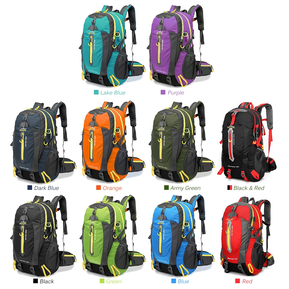 

40L Outdoor Camping Bag Climbing Bag Backpack Waterproof Tactical Bag For Hiking Climbing Trekking Hunting Men Women Sports Bags