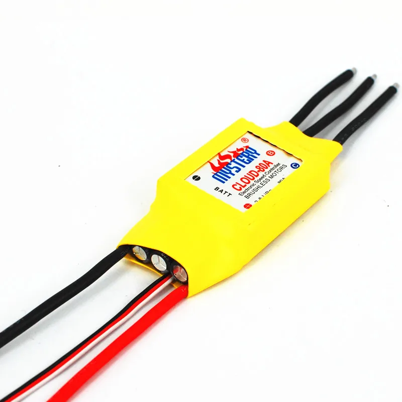 

Mystery 2-7S Lipo 80A brushless W/O BEC ESC RC Speed Controller For RC Helicopter Airplane