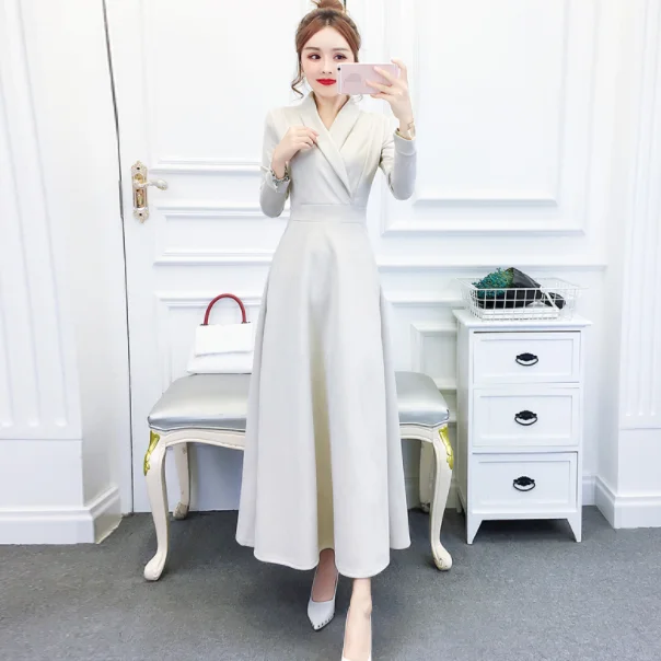 Женское длинное платье из искусственной кожи и замши новое модное женское