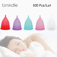 100pcslot feminine hygiene menstrual cups lady cup silicone womens period cup medical hygiene collector menstrual wholesale