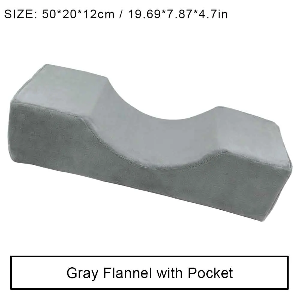 gray pillow Подушка для поддержки ресниц, подушка из пены с эффектом памяти, подушка "ресницы", макияж, салон, 1 шт., эластичный лист, ресницы, покрывало для кровати, мягкие прививки, инструменты для ресниц - Цвет: gray pillow