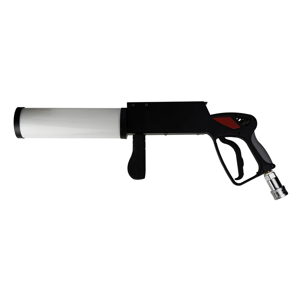 Сценический светодиодный диджейский пистолет Co2 с трубкой 3 м ручной