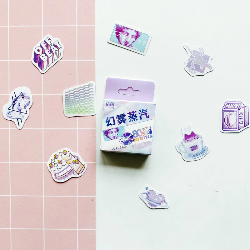 1 шт. в упаковке милые старомодные Артикул Бумага наклейки декоративные Сделай