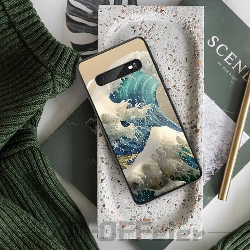 The Great Wave off Kanagawa Мягкий силиконовый чехол для телефона Samsung S5 6 7 8 9 10 S8 S9 S10 plus S10E lite