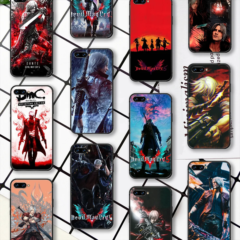 

Devil May Game Cry Phone Case For Huawei Honor 6A 7A 7C 8 8A 8X 9 9X 10 10i 20 Lite Pro Play black Prime Pretty Funda Tpu Bumper