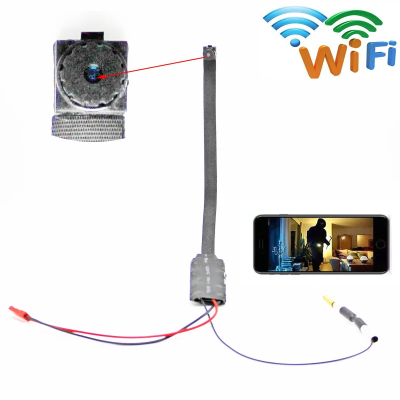 1080P Full HD H.264 ультра мини Wi Fi гибкая камера видеозаписывающее устройство