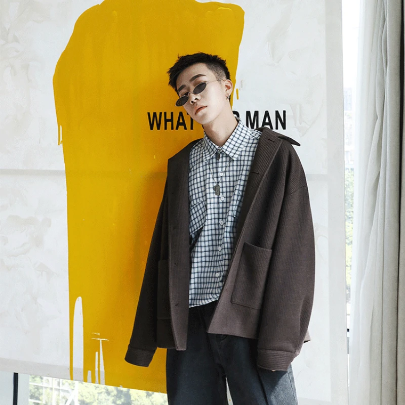 Куртка мужская мотоциклетная Бомбер повседневная бейсбольная куртка в стиле