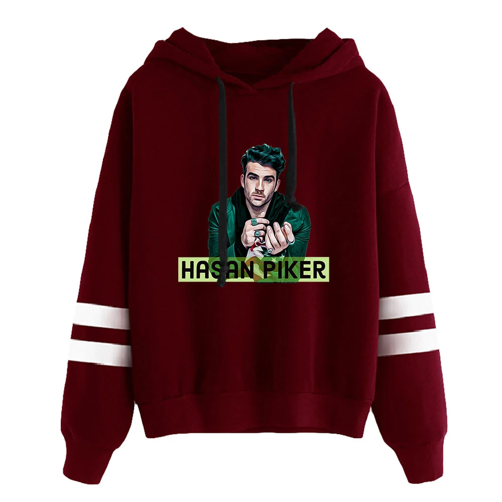 

WAWNI Hasan Piker Hoodie Harajuku Tracksui Men Womens Pullover Casual Sweatshirt Hip Hop Clothes Fashion Printed Hoodies New