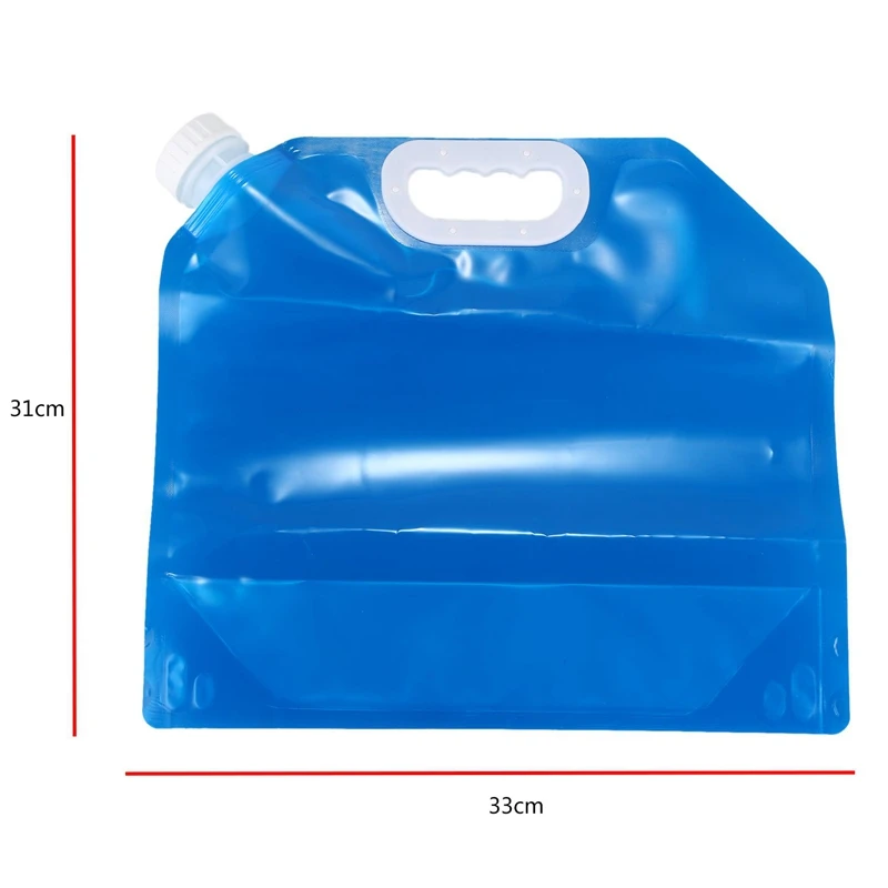 2Pcs Foldable Water Can 5 Liter/10 Liters Blue | Спорт и развлечения