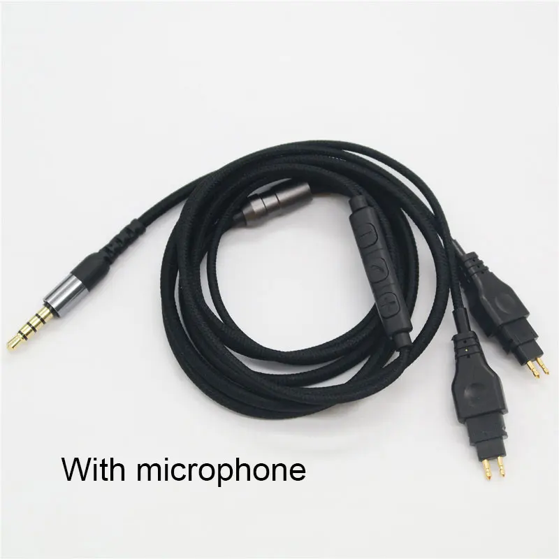 Сменный кабель для наушников Sennheiser HD414 HD650 HD600 HD580 HD25 гарнитура мягкий обновленный