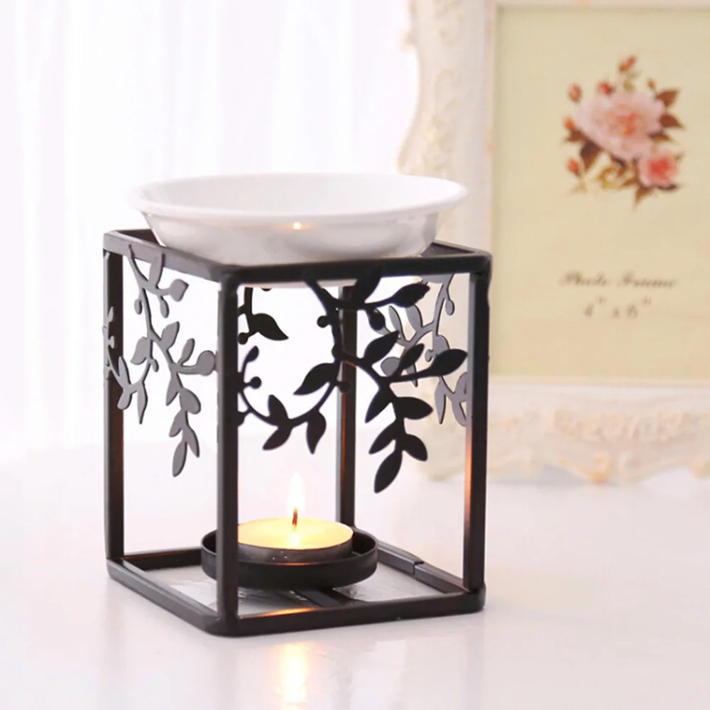 Geometric Design Aromatherapy Oil Burner Candle Holders Lamp Decorations Exquisite Stylish Living Room For Wall Table | Дом и сад