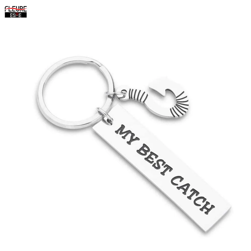 Рыболовный подарок брелок Рыбный крючок очаровательный подарки для мужа парня