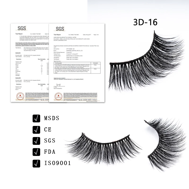 DORADOSUN 3D Искусственные норковые ресницы 6 пар в полоску натуральные длинные