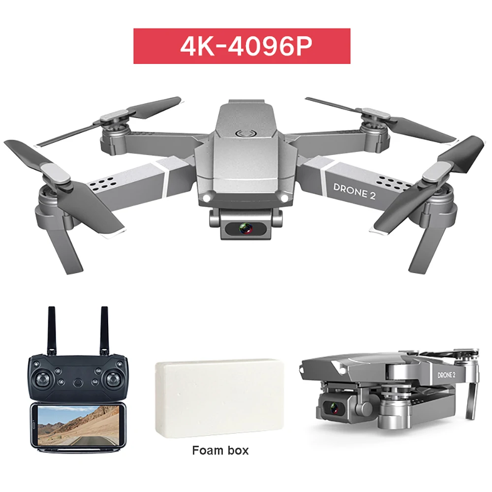 

New E68 Mini Drone Wide Angle 4K 1080P WiFi FPV Camera Drones Height Holding Mode RC Foldable Quadrotor Dron Toy Gift