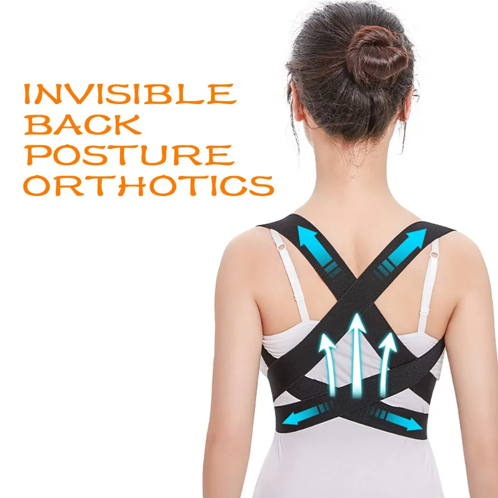 `Brace Support Belt Adjustable Back Posture Corrector Clavicle Spine Shoulder Lumbar Correction | Спорт и развлечения