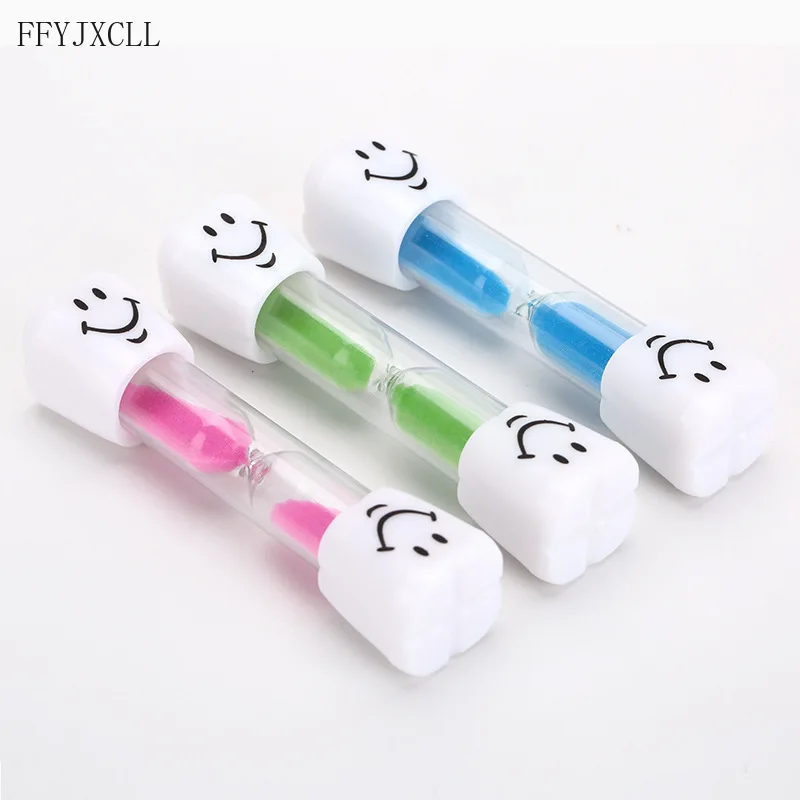 

5/3/2 3 Minute Children Kids Gift Hourglass Toothbrush Timer Smiling Face For Cooking Sandy Clock Brushing-Teeth Sandglass