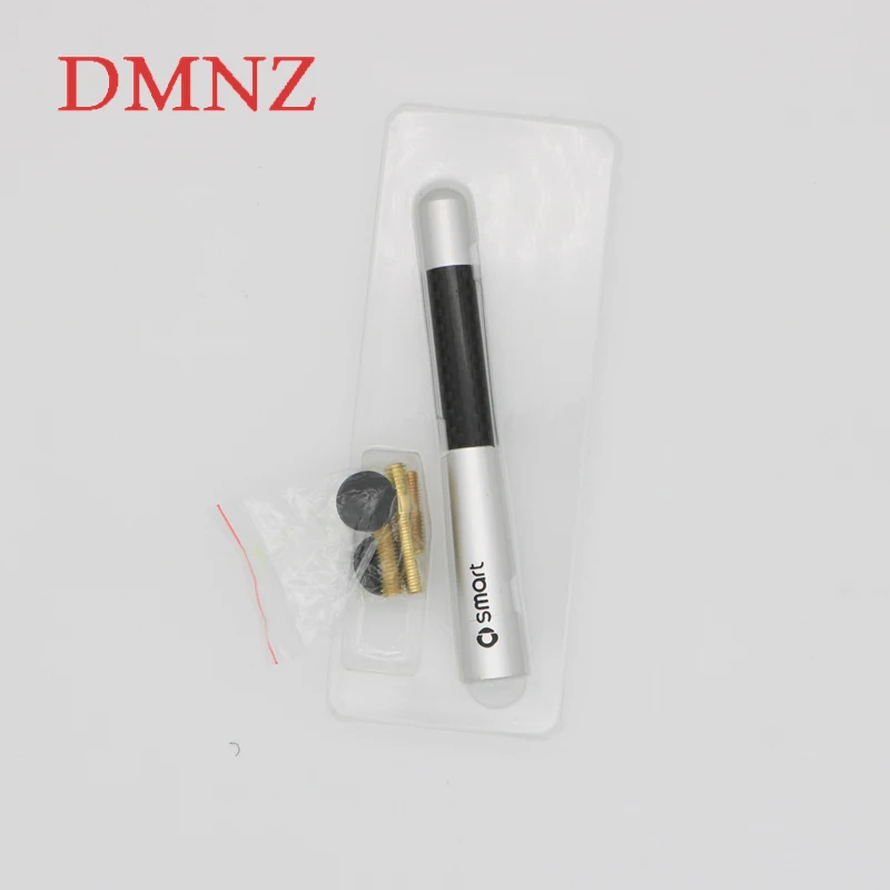 

4.7 Inch 12cm Silver short carbon fiber radio antenna signal for Smart 453 Forfour 451 Fortwo car styling Car tuning Accessories