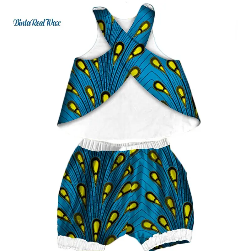 Комплект из топа и штанов с принтом в африканском стиле для мальчиков девочек