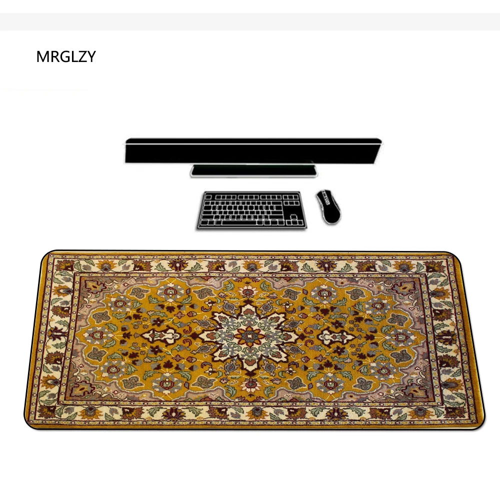 

Best-selling Persian Carpet Pad Mouse Pad Retro Style Carpet Pattern Laptop 300X800 Mouse Pad Home Office Desk Decoration Craft