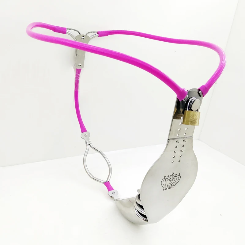 Металлическая клетка для пениса Мужской Пояс верности анальные отверстия штаны