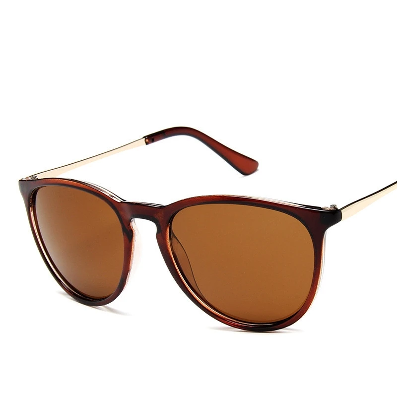 

2021 Fashion Cateye Sunglasses Women Vintage Metal Eyewear For men Glasses Mirror Retro Shopping Oculos De Sol Feminino UV400