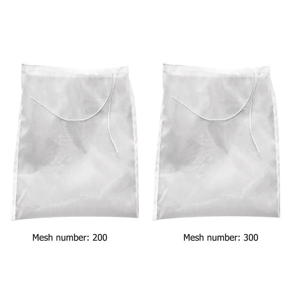 

20x30cm Nylon Mesh Filter Tea Milk Strainer Reusable Strain Herb Liquid Soymilk Coffee Filter Juice Bag Net Kitchen Accessories