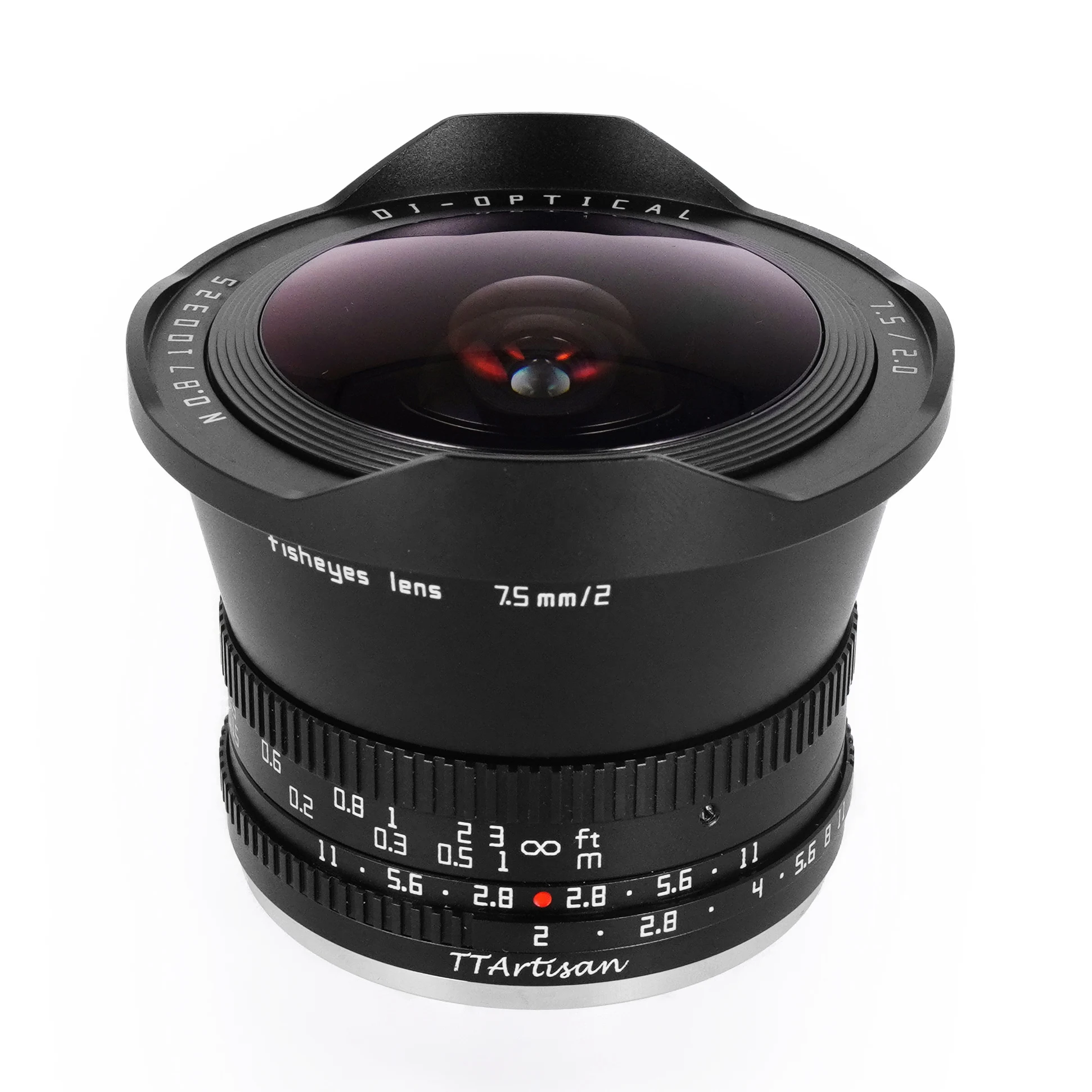 TTArtisan 7 5 мм F2 MF объектив рыбий глаз с ND-фильтром для Canon RF EOS-M Sony E Fuji X M4/3 Nikon Z Sigma Leika L