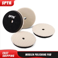 single sale spta 3inch5inch6inch buffer polishing wool pad compound cutting wool pad for automotiveboat scratch removing