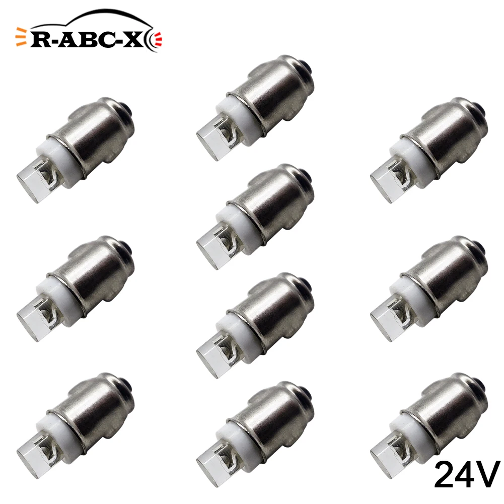 

Светодиодная лампа RUIANDSION BA7S T7, 10 светодиодный т., 24 В постоянного тока, для автомобилей, приборной панели, грузовиков, приборной панели, Лампа...