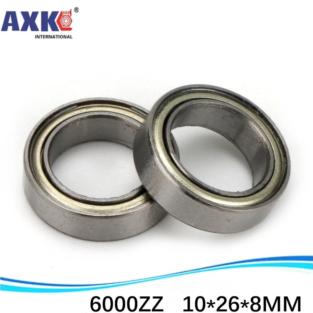 (1 шт.) Миниатюрные шарикоподшипники с глубоким желобом двойной защитой 6000ZZ 10*26*8