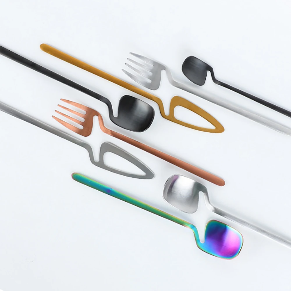 

Travel Cutlery Set Cutlery Set Case Stainless Steel Knife Fork Spoon Portable Multifunctional Suit Tableware Set Dishes