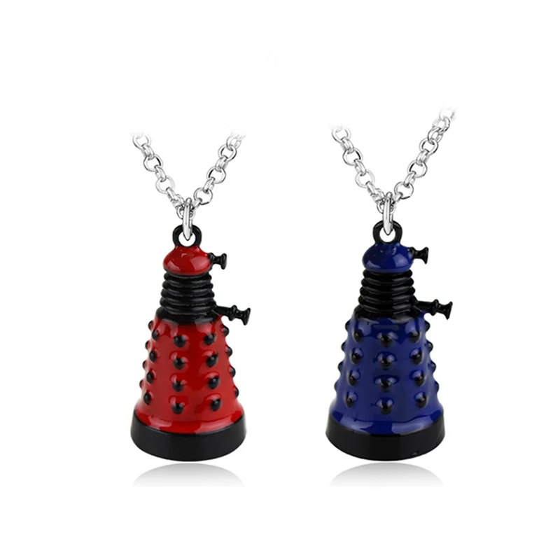 Ожерелье Wibbly Wobbly Timey Wimey 11th Doctor Sonic отвертка Оловянная отделка вдохновленная 3D