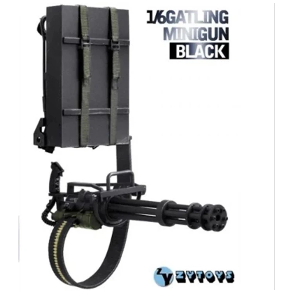 

Масштаб 1/6, модель тяжелого оружия солдата M134, игрушки, мини-пистолет Gatling 8018 для экшн-фигурки 12 дюймов