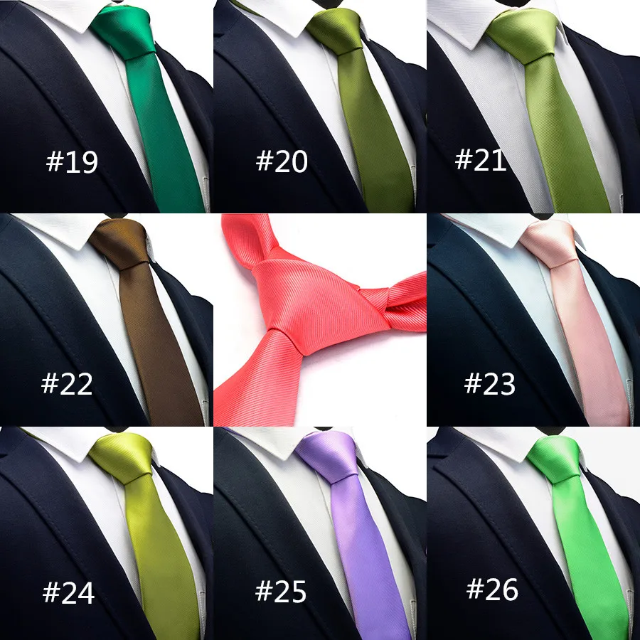 RBOCOTT классический мужской галстук 8 см Шелковый жаккардовый однотонный зеленый