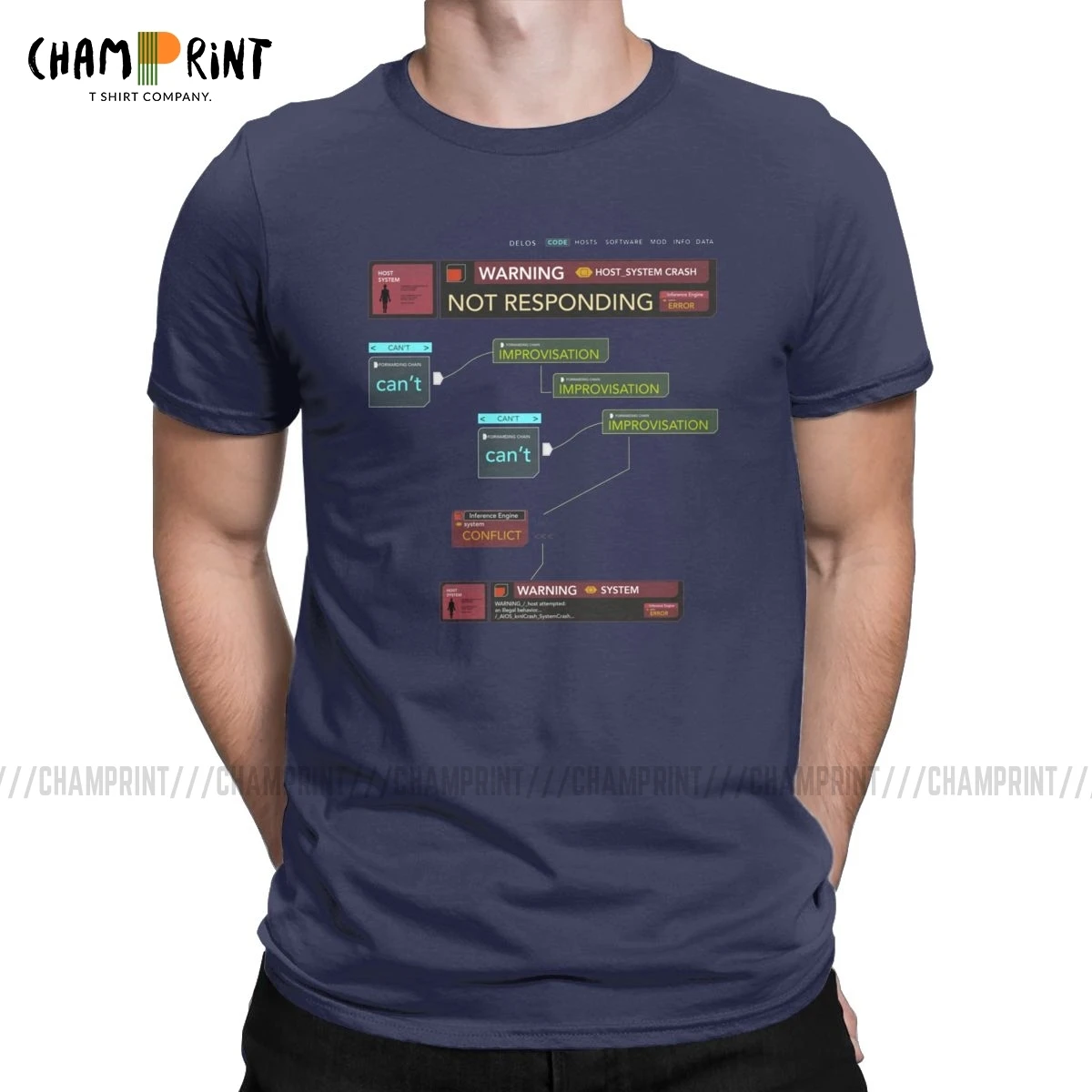Мужская футболка Westworld игровая Sc-Fi сериал ТВ шоу топы из чистого хлопка