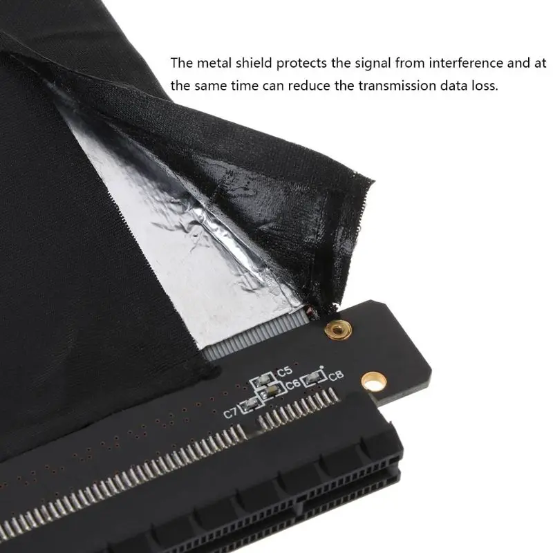 Высокая скорость PC видеокарты PCI Express 3 0 16x гибкий соединительный кабель Riser Card
