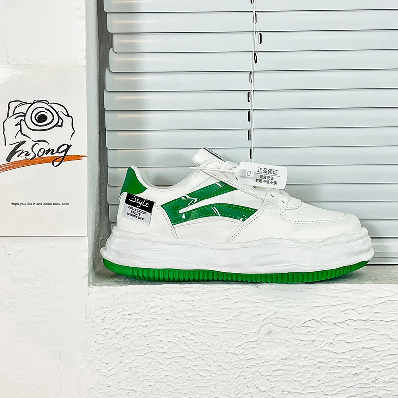 

Женская спортивная обувь, осень 2022, Высококачественная обувь с низким вырезом, модная повседневная кожаная обувь с вулканизированной подош...