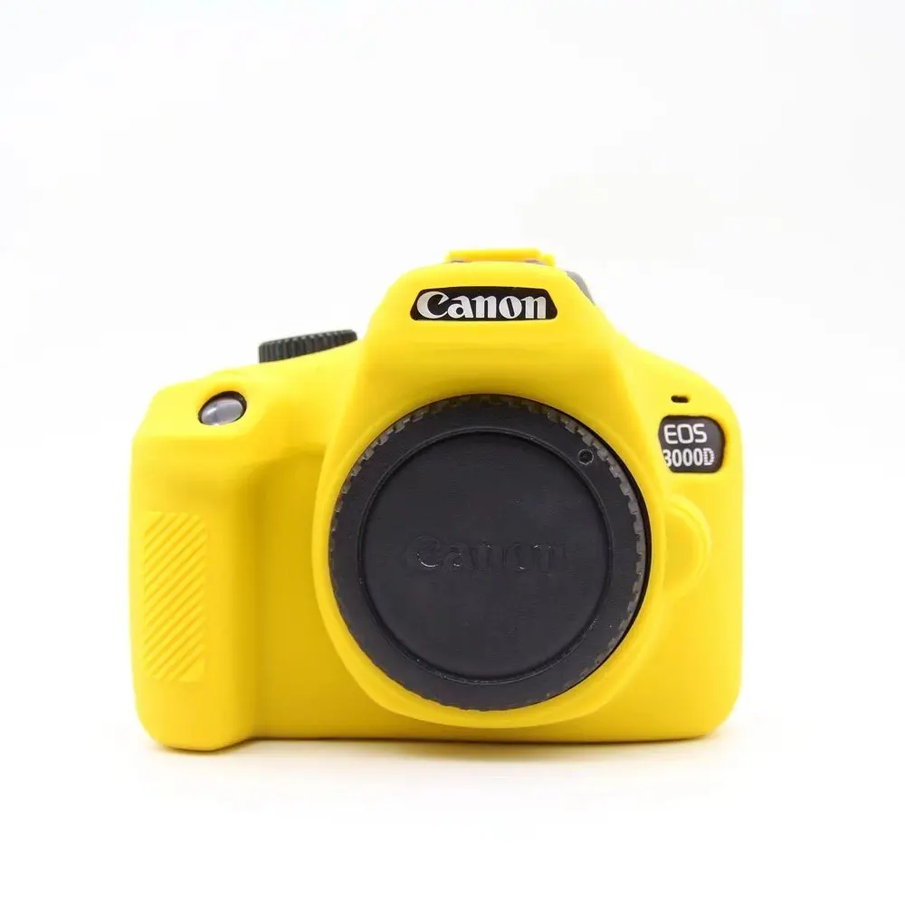 Rubber Soft Silicon Case Body Cover Protector Skin for Canon EOS 3000D 4000D Rebel T100 Protective Camera Bag | Электроника