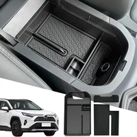 car central armrest storage box secondary storage center console organizer compatible for toyota rav 4 2019 2020 2021