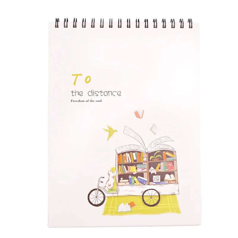 Бумажная тетрадь для эскизов формата А4 50 картин ручная роспись дневник блокнот