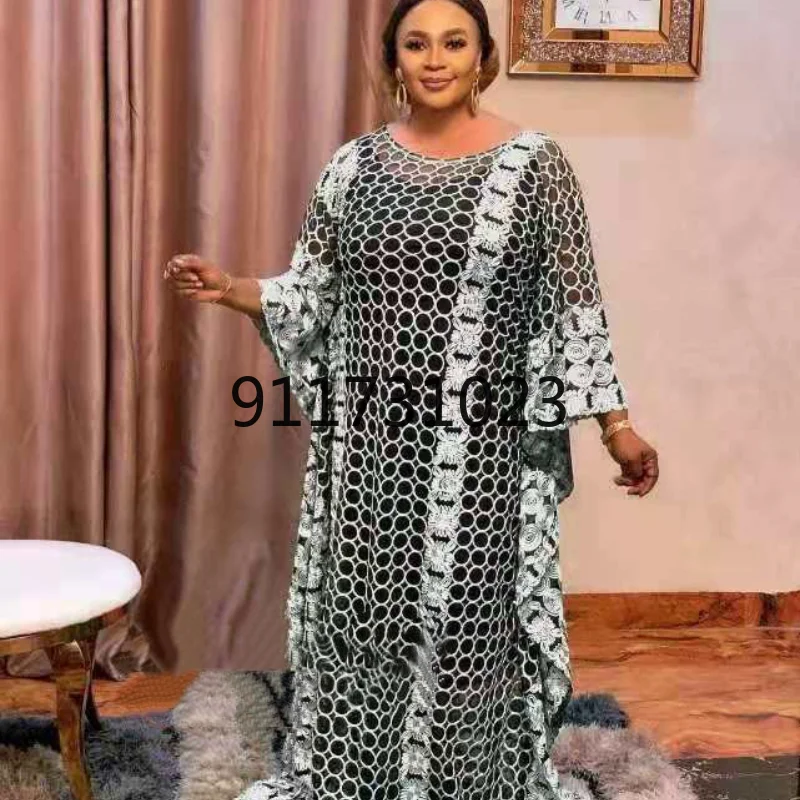 African Dresses for Women Summer Fashion Style Solid Color Plus Size Long Dress Clothes | Тематическая одежда и униформа