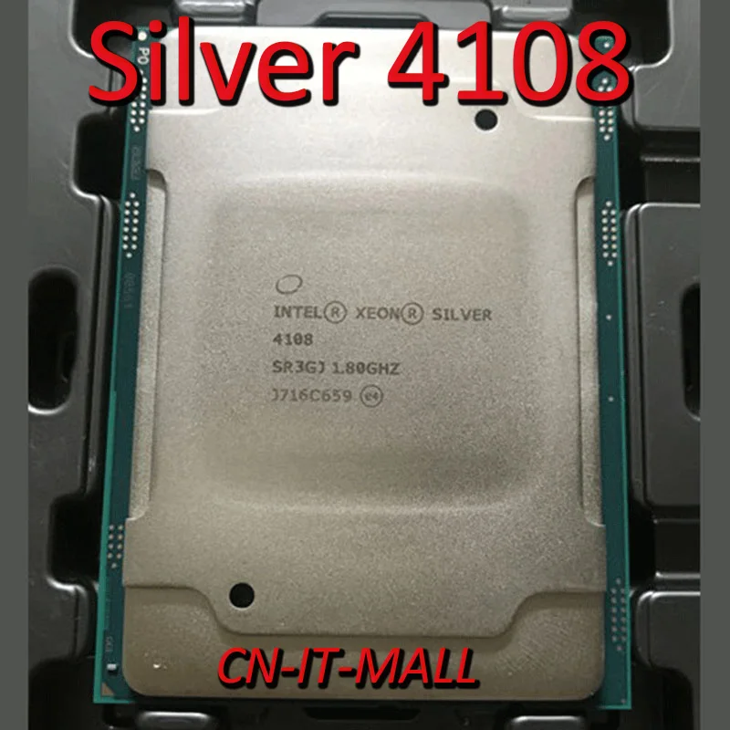 

Серверный процессор pull Xeon Silver 4108, 1,8 ГГц, 11 МБ, 8-ядерный, 16-поточный процессор LGA3647