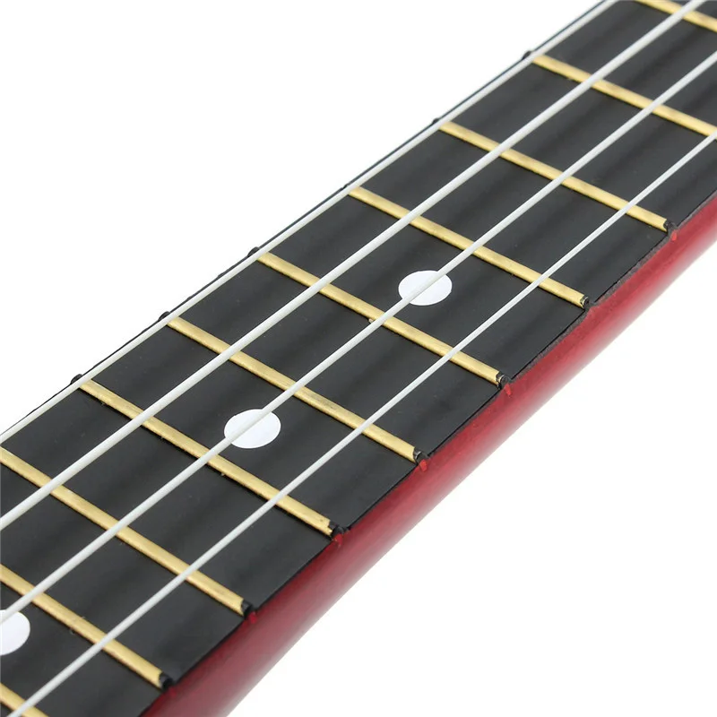 Гавайская гитара Сопрано 21 дюйм 4 струны Uke + String Pick для начинающих подарок детей |